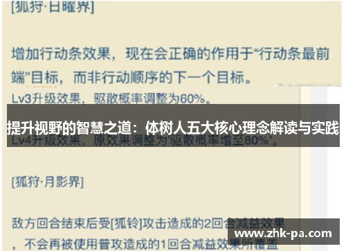 提升视野的智慧之道：体树人五大核心理念解读与实践