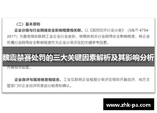 魏震禁赛处罚的三大关键因素解析及其影响分析